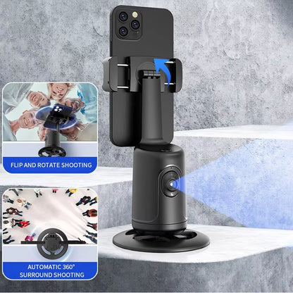 AI-Powered Auto Tracking Gimbal Camera with 360° Rotation – Smart Face and Body Tracking for Effortless Live Streaming